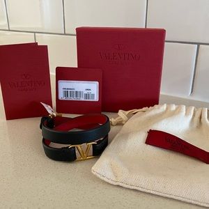Brand New Valentino Double Strap Bracelet O/S